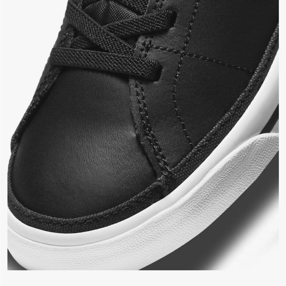Nike YOUTH 5 Black and White Sneakers - Picture 3 of 5